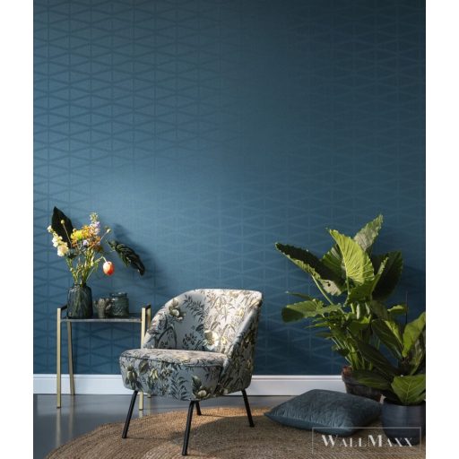 529845 geometriai gyémánt motívum kék színek