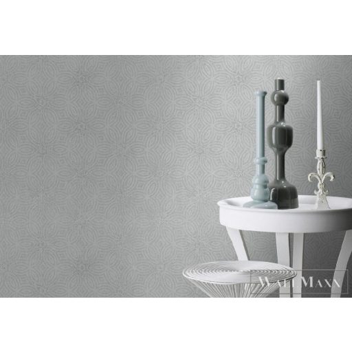 530520 körök,ívek központi mintával, kék árnyalatok