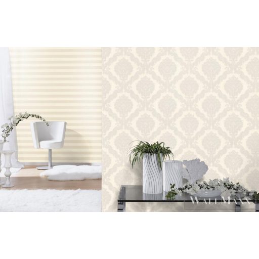 532203 Rasch tapéta krém/fehér