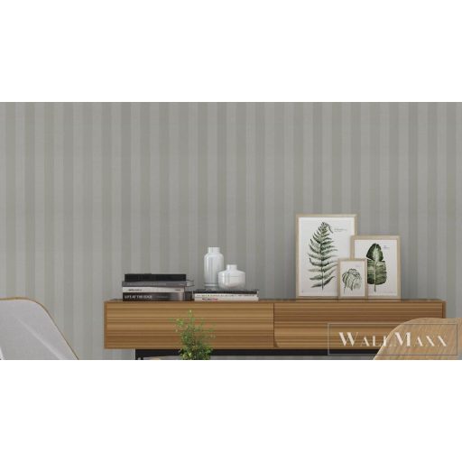 532357 Rasch ezürt/szürke csíkos tapéta