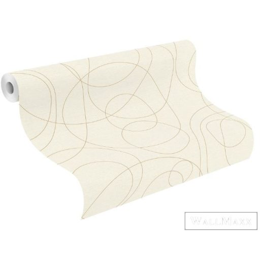 RASCH SANSA 2021 533002 TAPÉTA arany körök