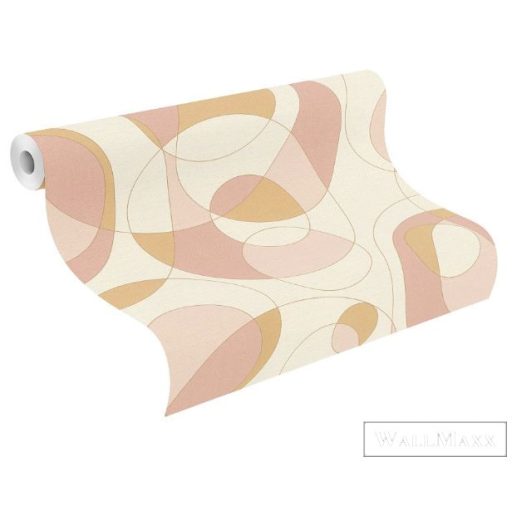 RASCH SANSA 2021 533019 TAPÉTA rózsaszín KÖRÖK