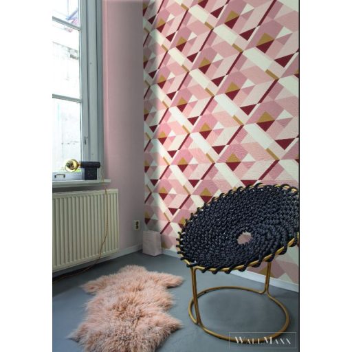 RASCH SANSA 2021 533101 TAPÉTA RÓZSASZÍN grafikai