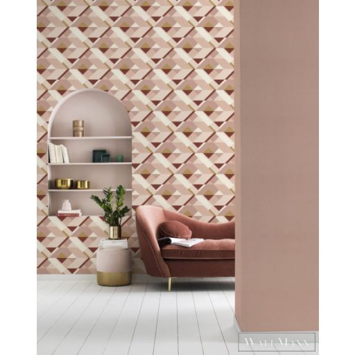 RASCH SANSA 2021 533101 TAPÉTA RÓZSASZÍN grafikai