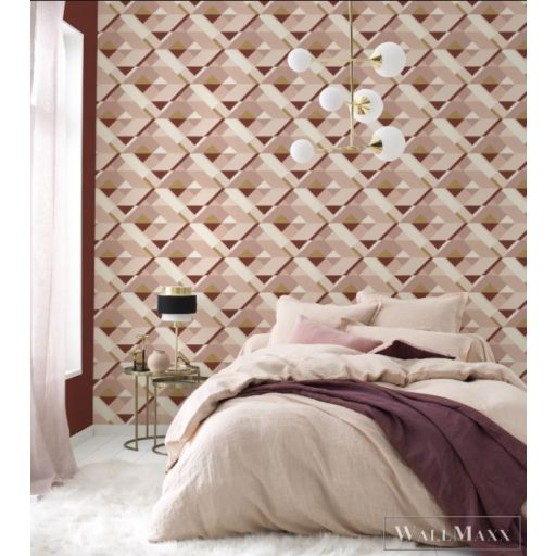 RASCH SANSA 2021 533101 TAPÉTA RÓZSASZÍN grafikai