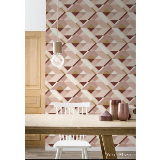 RASCH SANSA 2021 533101 TAPÉTA RÓZSASZÍN grafikai