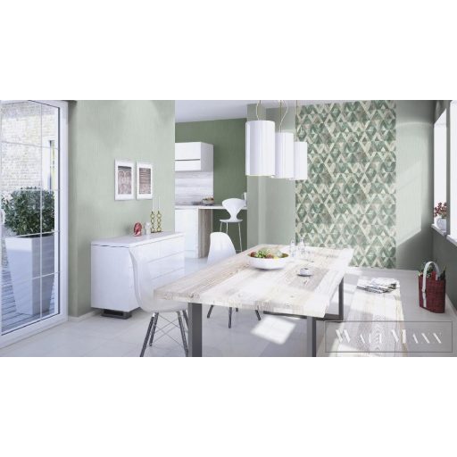 535266 víz zöld alap, szürkés -zöld díszítés