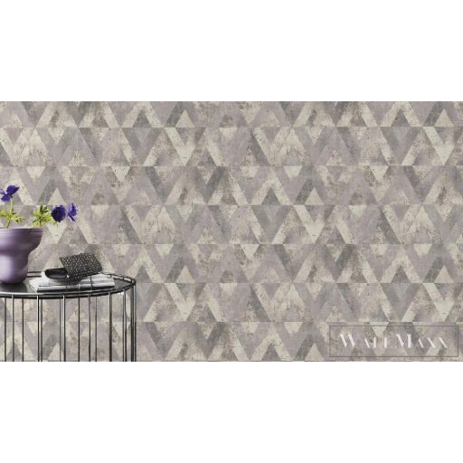 535518 gyémántmotívum,krém, szürke, arany díszítéssel