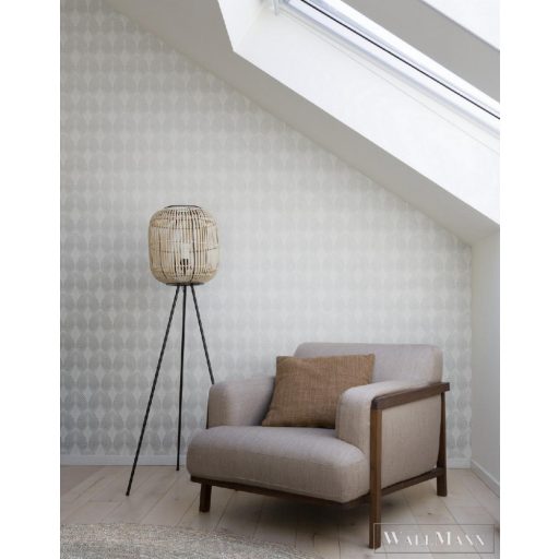 535839 Rasch tapéta, fehér és ezüst színárnyalatai