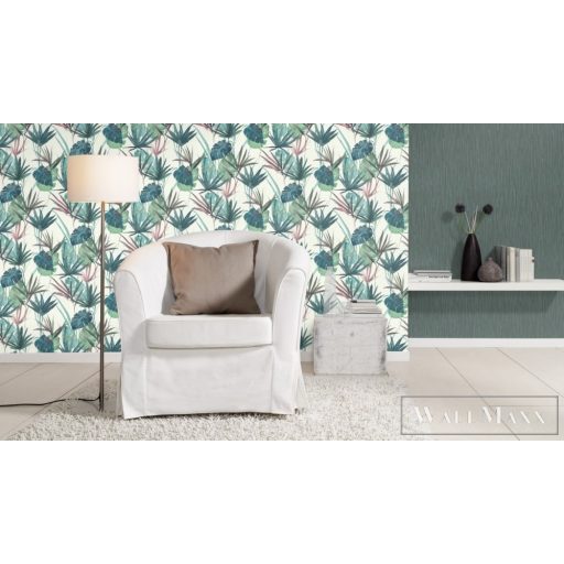 RASCH BARBARA Home Collection II 536355 zöld absztrakt Uni tapéta