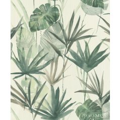   RASCH BARBARA Home Collection II 536409 zöld levél mintás Grafikus tapéta