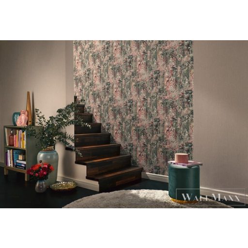 RASCH BARBARA Home Collection II 536522 zöld szőnyeg mintás Vintage tapéta