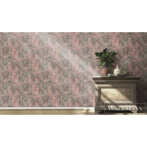 RASCH BARBARA Home Collection II 536522 zöld szőnyeg mintás Vintage tapéta