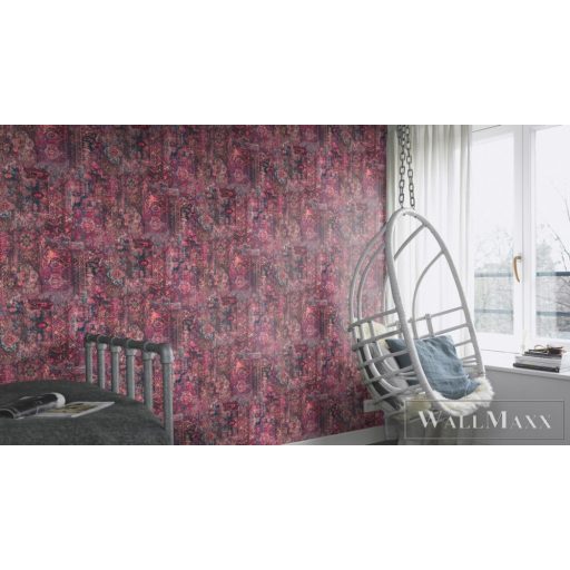 RASCH BARBARA Home Collection II 536539 rózsaszín szőnyeg mintás Vintage tapéta