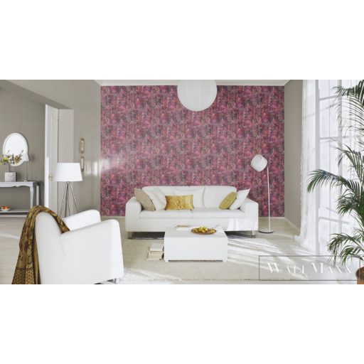 RASCH BARBARA Home Collection II 536539 rózsaszín szőnyeg mintás Vintage tapéta