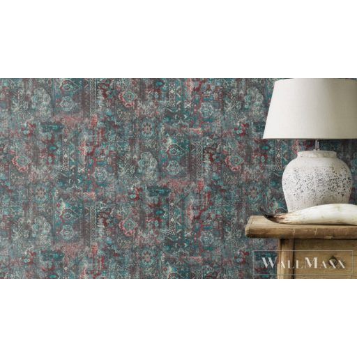 RASCH BARBARA Home Collection II 536546 piros szőnyeg mintás Vintage tapéta