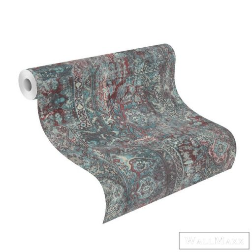 RASCH BARBARA Home Collection II 536546 piros szőnyeg mintás Vintage tapéta