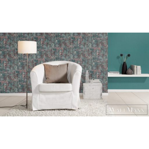 RASCH BARBARA Home Collection II 536546 piros szőnyeg mintás Vintage tapéta