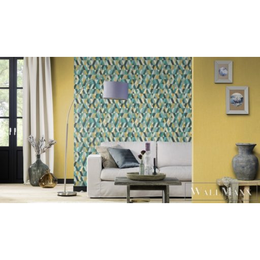 RASCH BARBARA Home Collection II 536744 türkíz renault mintás Térhatású tapéta