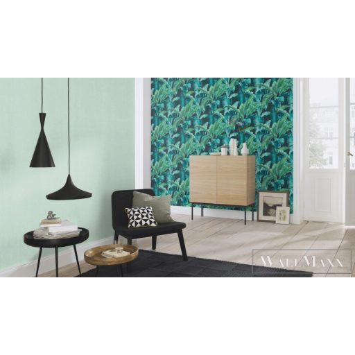 RASCH BARBARA Home Collection II 537109 kék textil mintás Uni tapéta
