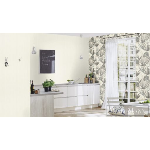 RASCH BARBARA Home Collection II 537116 krémfehér textil mintás Uni tapéta