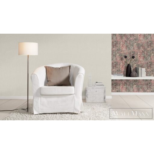 RASCH BARBARA Home Collection II 537154 szürke textil mintás Uni tapéta