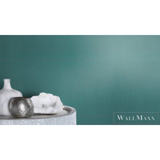 RASCH BARBARA Home Collection II 537161 türkíz textil mintás Uni tapéta