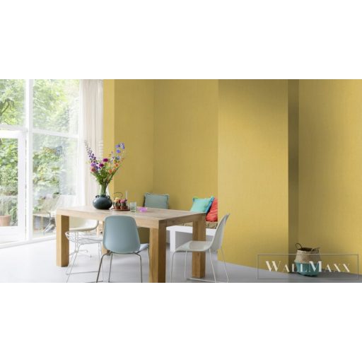 RASCH BARBARA Home Collection II 537192 sárga textil mintás Uni tapéta