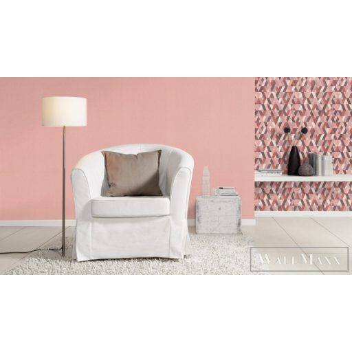 RASCH BARBARA Home Collection II 537246 rózsaszín textil mintás Uni tapéta