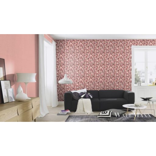 RASCH BARBARA Home Collection II 537246 rózsaszín textil mintás Uni tapéta