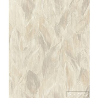   RASCH CurioSity 537338 krémszínű levél mintás Grafikus tapéta