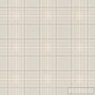 RASCH CurioSity 537444 krémszínű kockás Retro tapéta