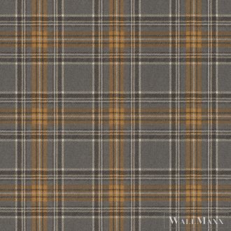 RASCH CurioSity 537451 sárga kockás Retro tapéta