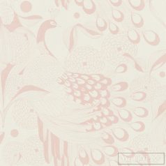   Rasch Club Botanique 537505 rózsaszín Skandináv páva mintás tapéta