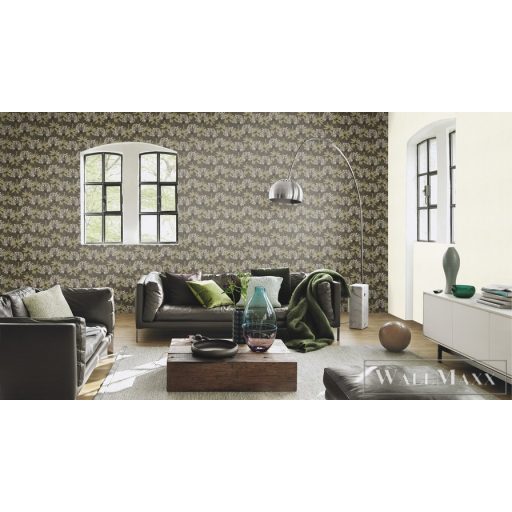 Rasch Club Botanique 537840 barna Skandináv pálma mintás tapéta