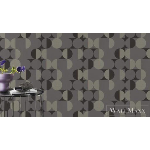 Rasch Club Botanique 538052 arany Skandináv pöttyös mintás tapéta