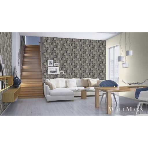 Rasch Club Botanique 538052 arany Skandináv pöttyös mintás tapéta