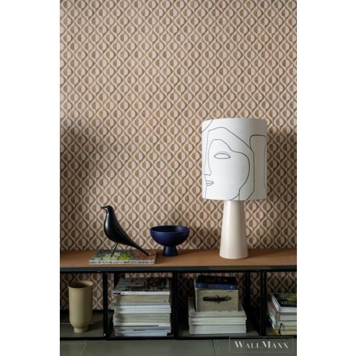 Rasch Club Botanique 538649 arany Skandináv pöttyös mintás tapéta