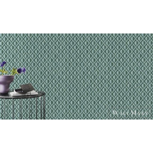 Rasch Club Botanique 538656 zöld Skandináv pöttyös mintás tapéta