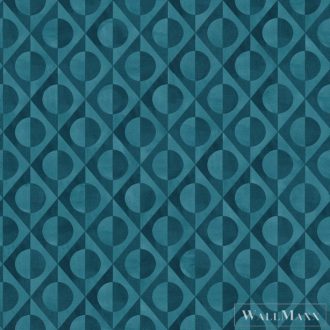   Rasch Club Botanique 538663 kék Skandináv pöttyös mintás tapéta