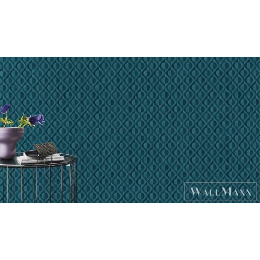 Rasch Club Botanique 538663 kék Skandináv pöttyös mintás tapéta