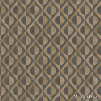   Rasch Club Botanique 538670 arany Skandináv pöttyös mintás tapéta