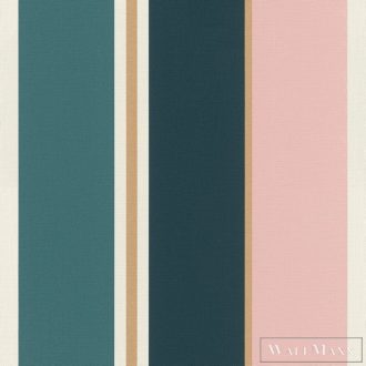   Rasch Club Botanique 539011 kék Elegáns csíkos mintás tapéta