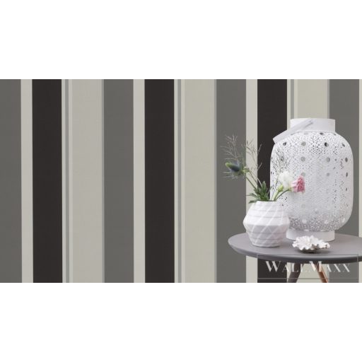 Rasch Club Botanique 539035 ezüst Elegáns csíkos mintás tapéta