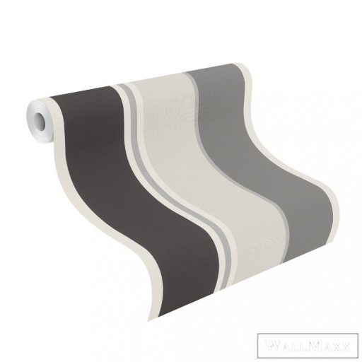 Rasch Club Botanique 539035 ezüst Elegáns csíkos mintás tapéta