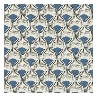 Rasch Amazing 539363 kék Japán legyező mintás tapéta