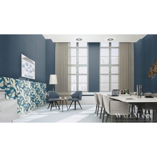 Rasch Amazing 539653 kék Japán levél mintás tapéta