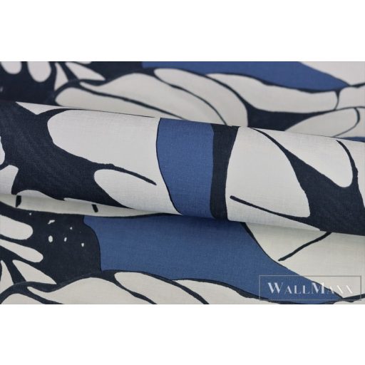 Rasch Amazing 539653 kék Japán levél mintás tapéta