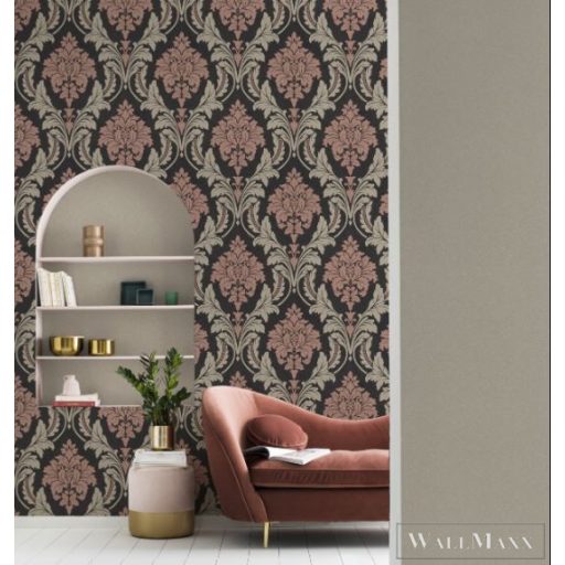 RASCH GLAM CSILLÁMOS CSILLOGÓ TAPÉTA 541656 beige rózsaszín fekete