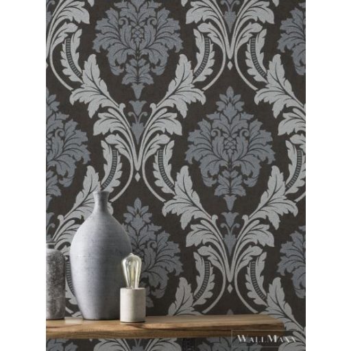 RASCH GLAM CSILLÁMOS CSILLOGÓ TAPÉTA 541663 Szürke Fekete Ezüst